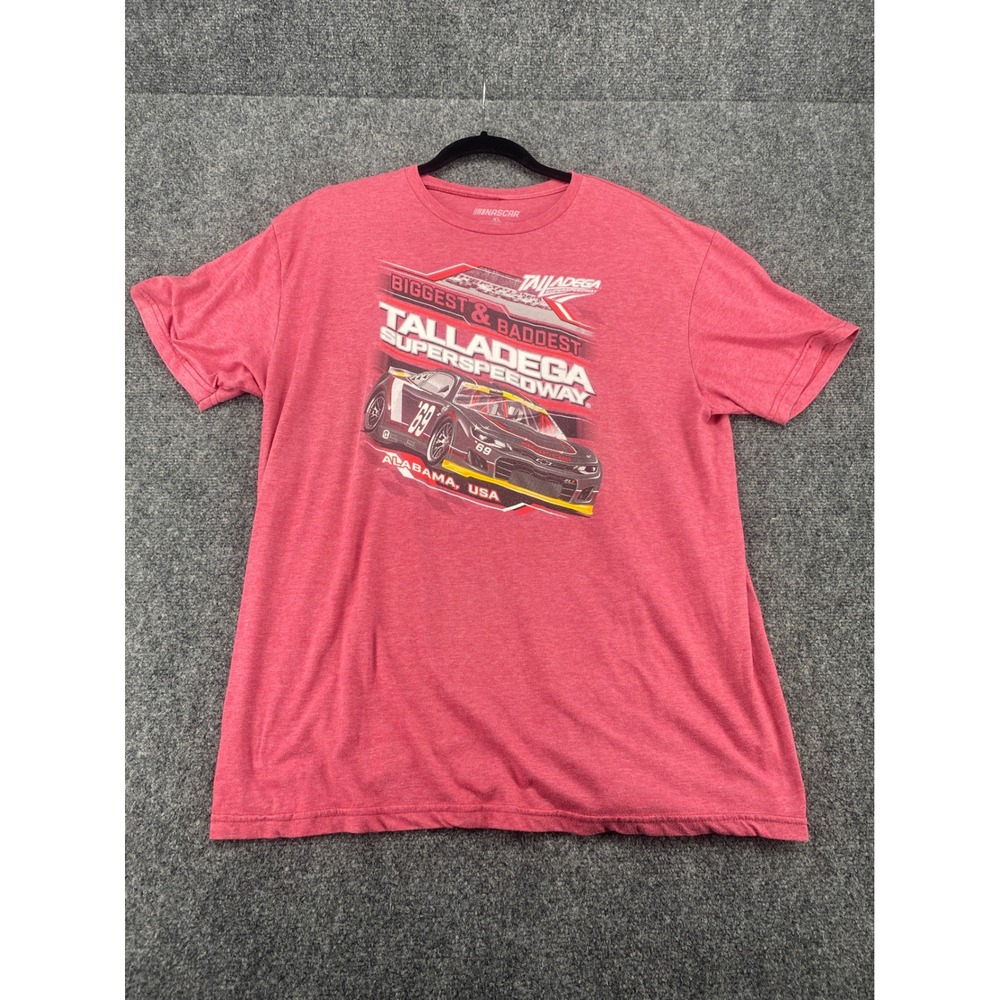 NASCAR Talladega Superspeedway YellaWood 500 T-Shirt Mens XL Red Heather Graphic